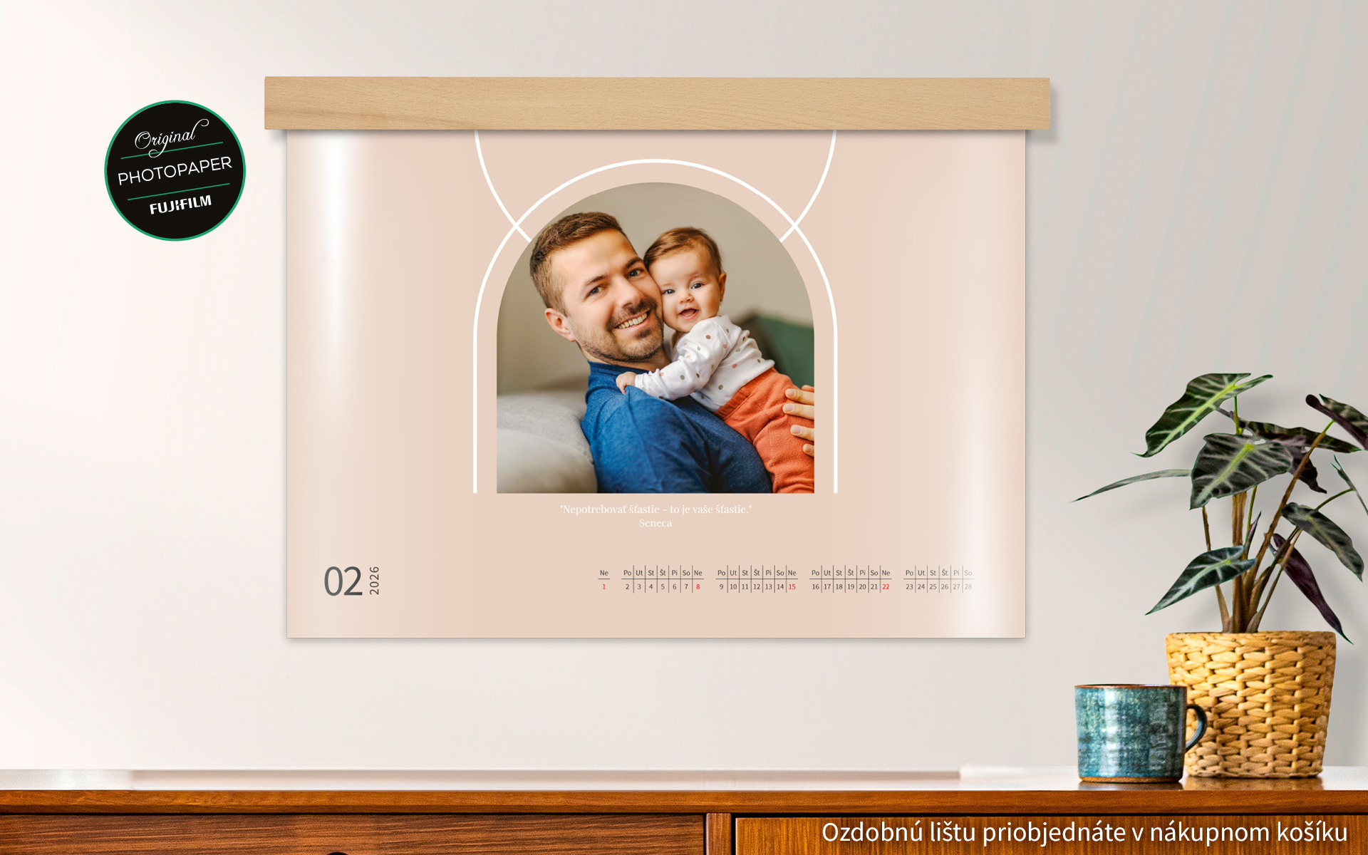 deLUXE Nástenný fotokalendár A3 na šírku od HappyFoto