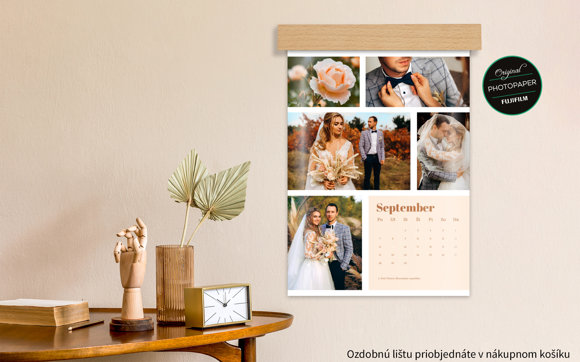deLUXE Nástenný fotokalendár A4 na výšku od HappyFoto