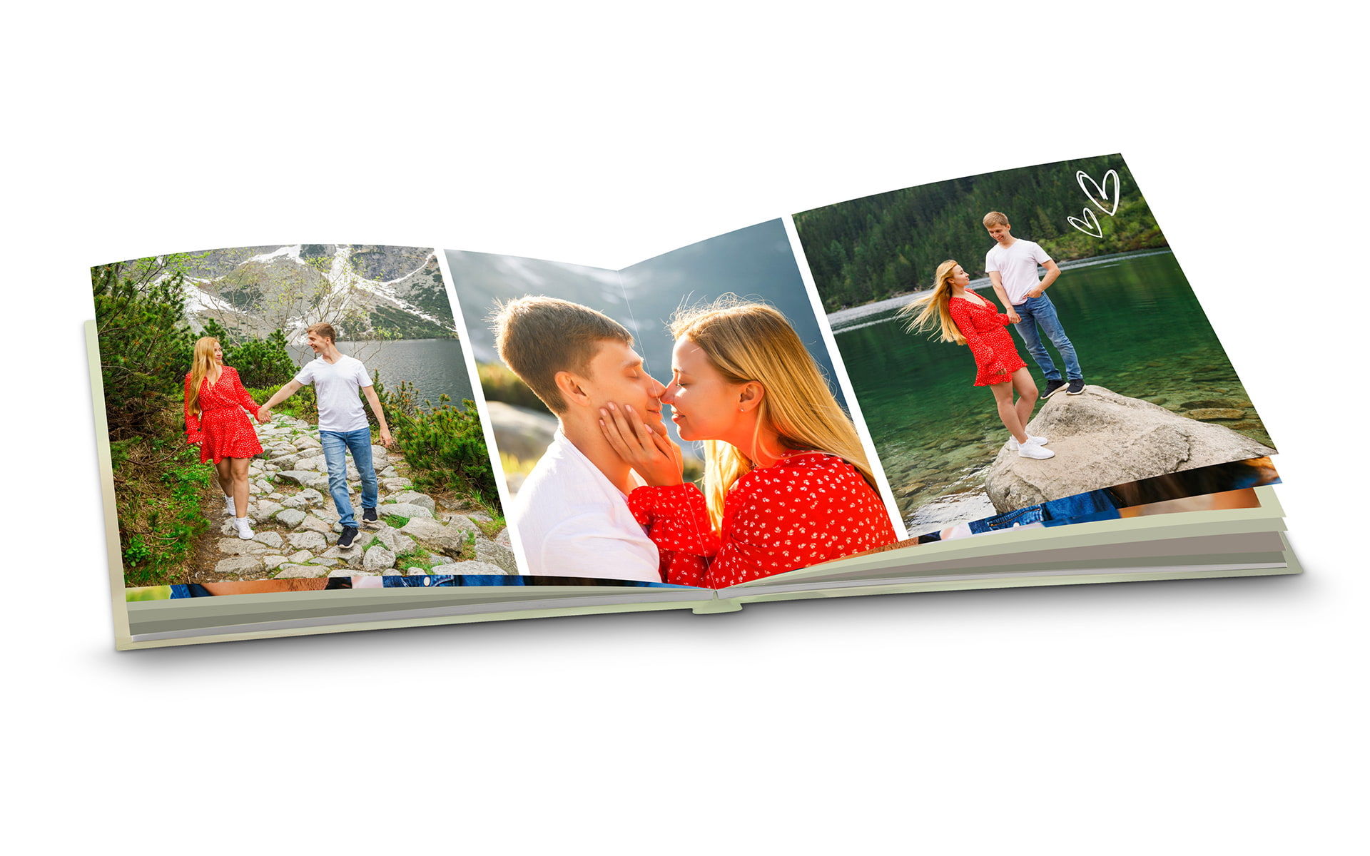 deLUXE Fotokniha pevná, cca A4 na šírku prémium mat