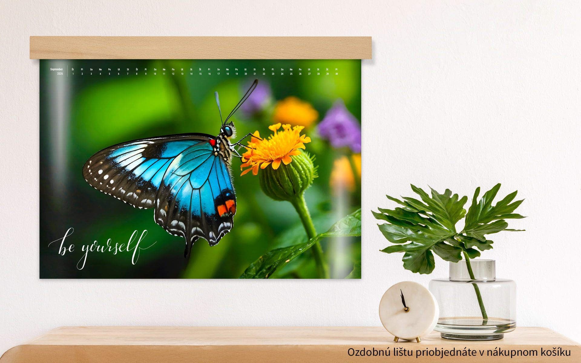 Nástenný fotokalendár A3 na šírku zušľachtený lakovaním od HappyFoto