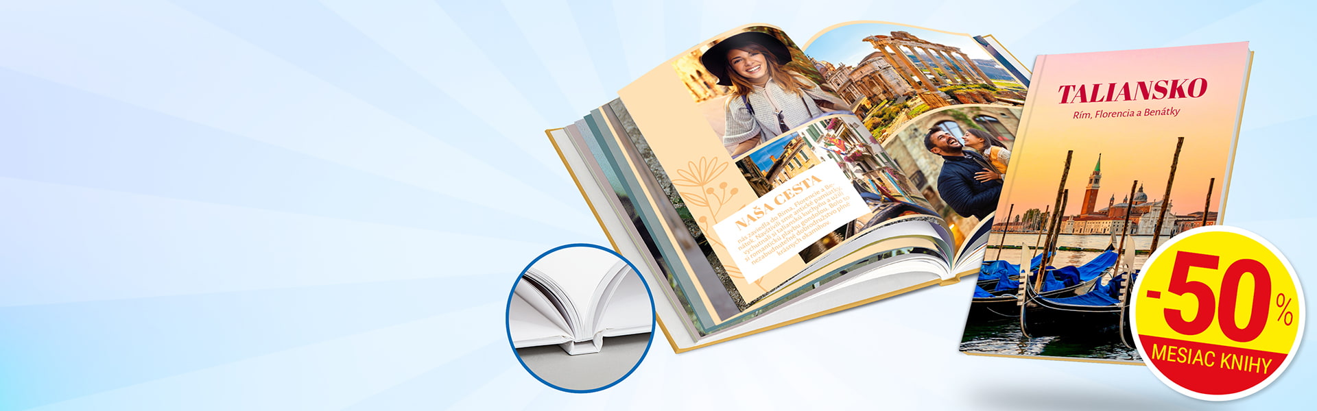 -50 % Fotokniha pevná, cca A4 na výšku -50 % Fotokniha pevná, cca A4 na výšku