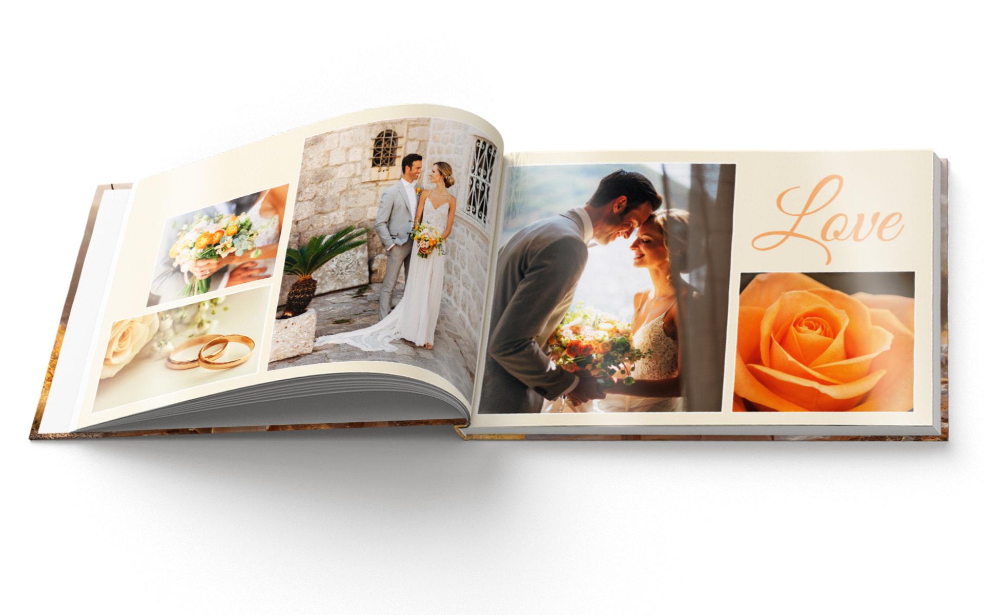 Fotokniha pevná, cca A4 na šírku zušľachtená lakovaním Fotokniha pevná, cca A4 na šírku zušľachtená lakovaním