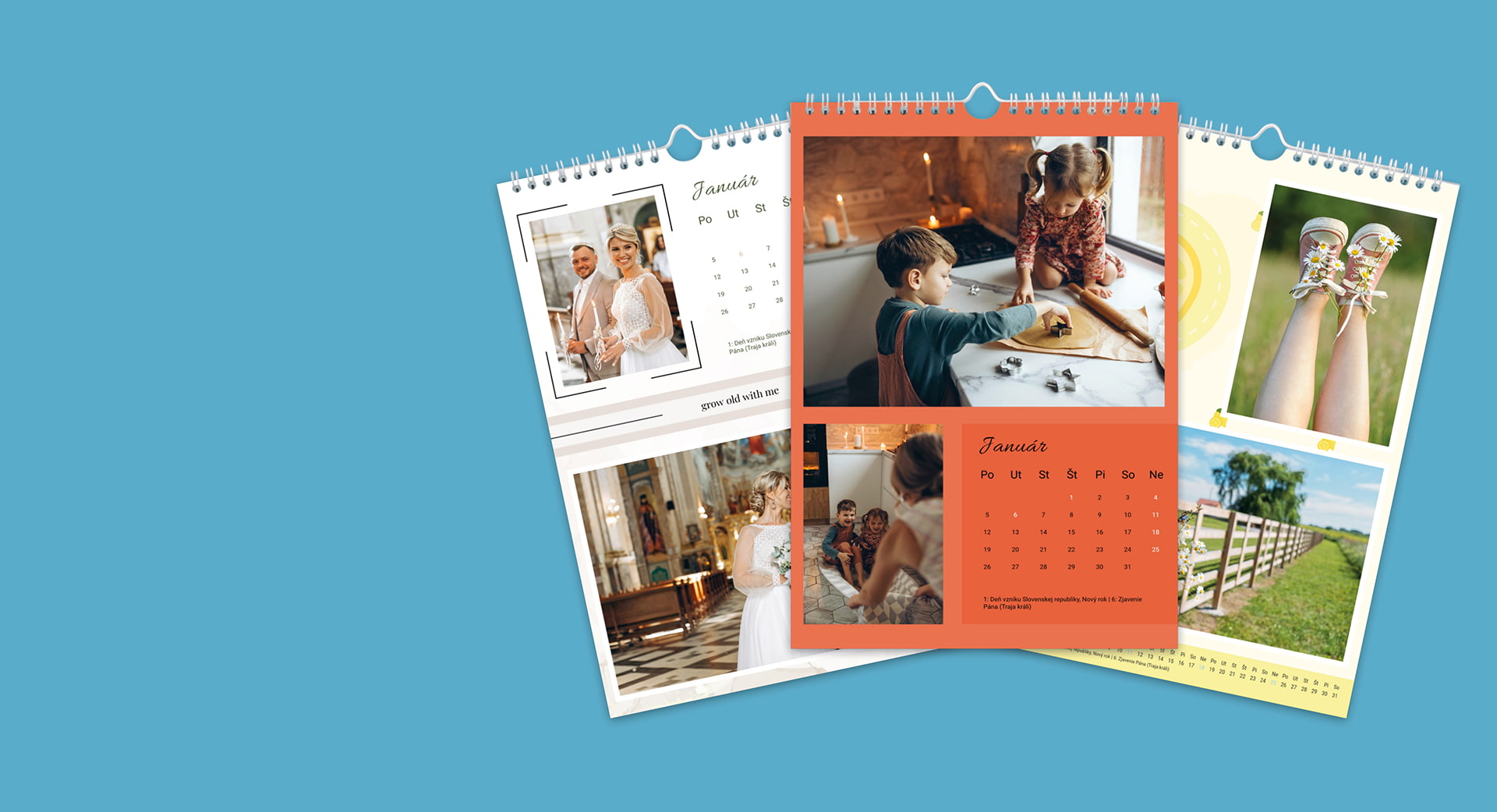 Dizajnové predlohy fotokalendárov