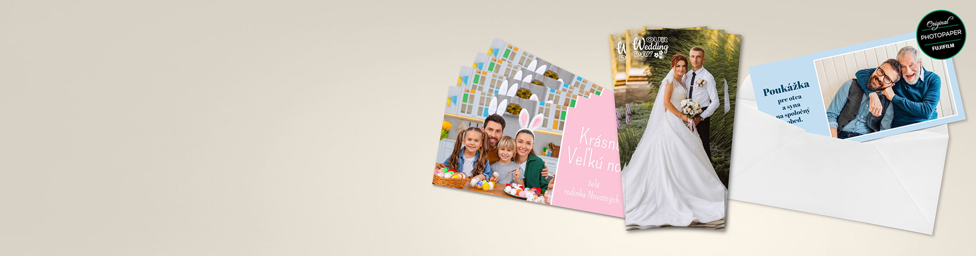 Prianie s fotografiou v štýle pohľadnice od HappyFoto Prianie s fotografiou v štýle pohľadnice od HappyFoto