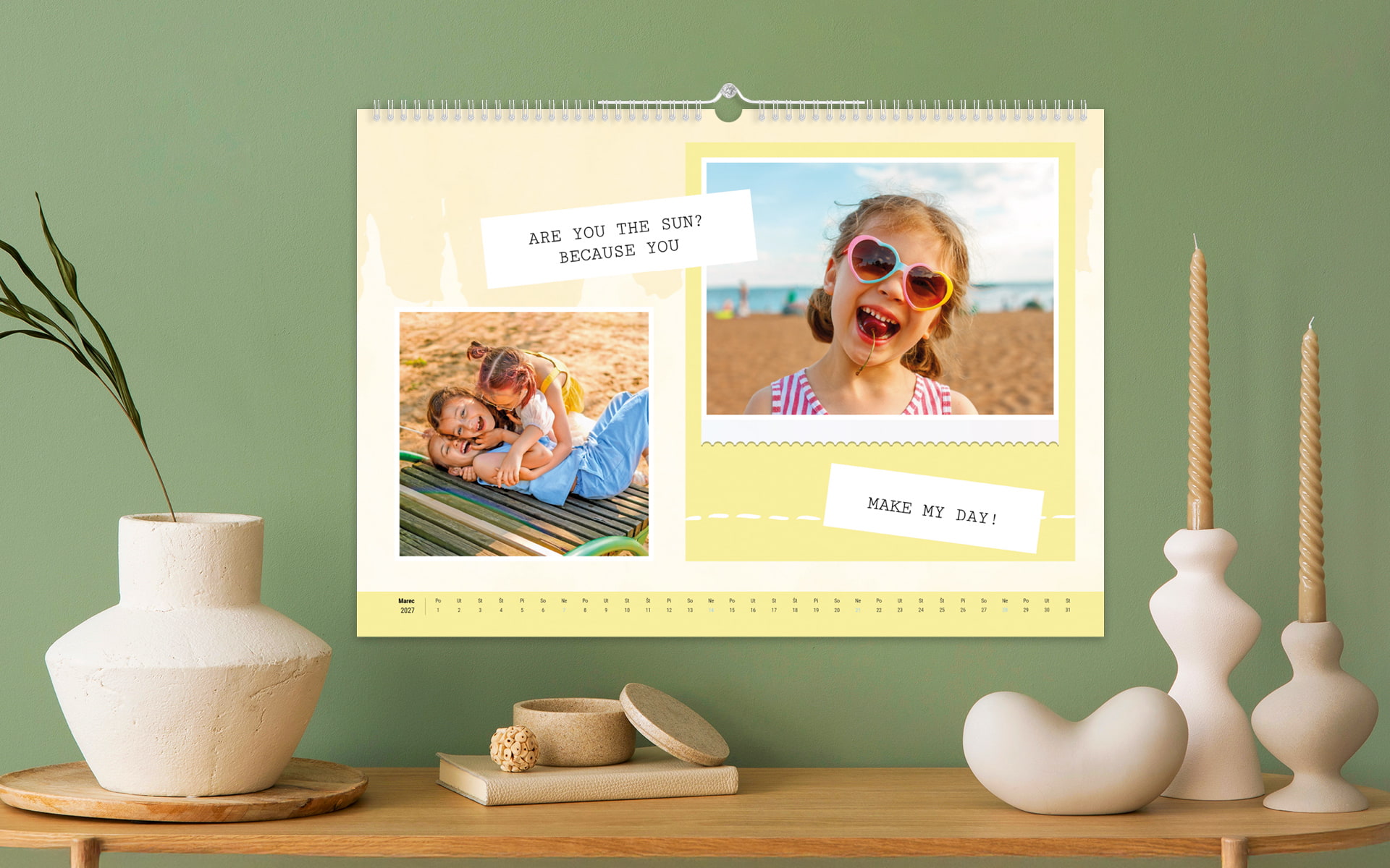 Nástenný fotokalendár A3 na šírku od HappyFoto Nástenný fotokalendár A3 na šírku od HappyFoto