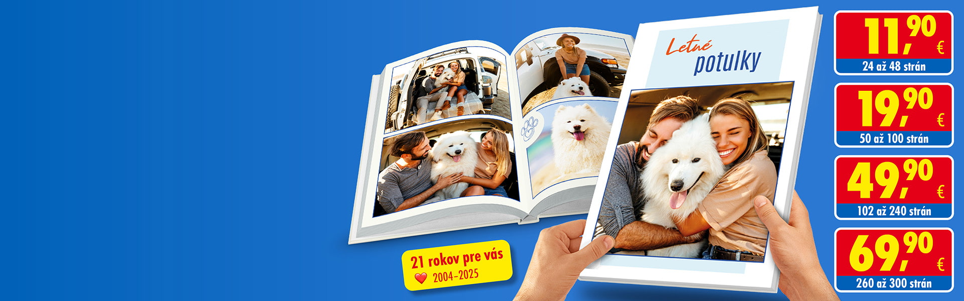 Narodeninové ceny Fotokniha pevná, cca A4 na výšku
