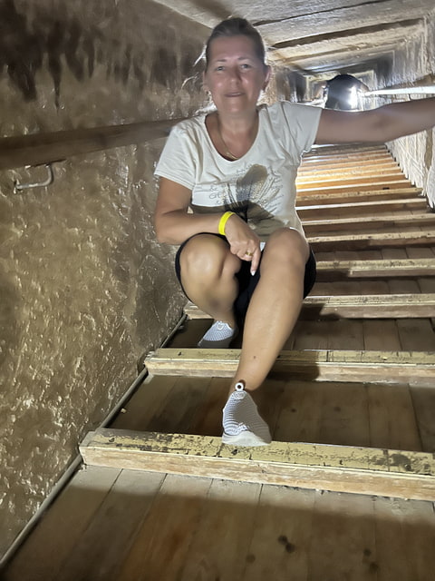 Džoserova stupňovitá pyramída v vnútri  