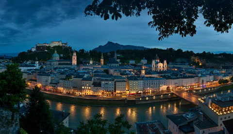 Večerný Salzburg