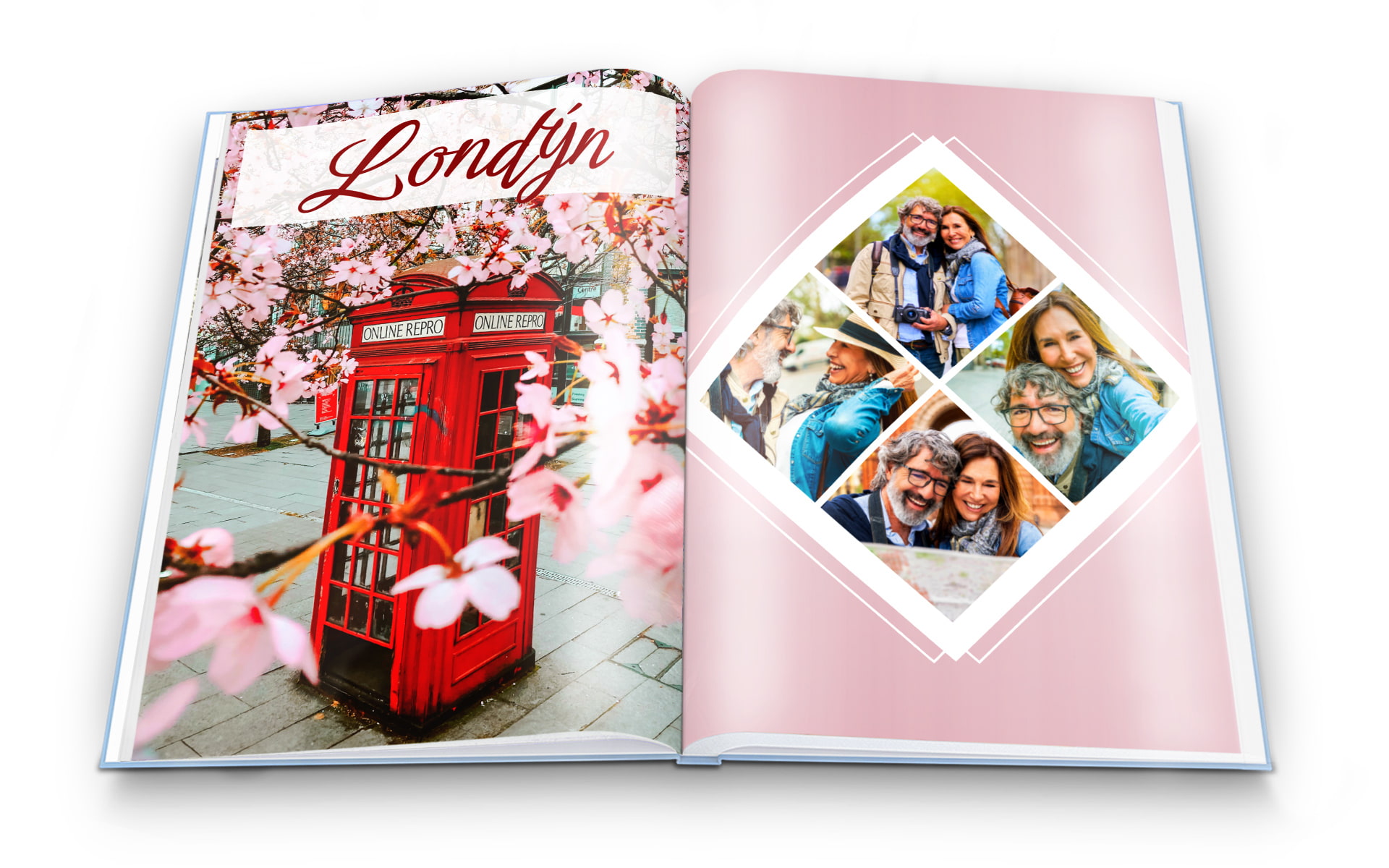 Fotokniha pevná, cca A4 na výšku zušľachtená lakovaním