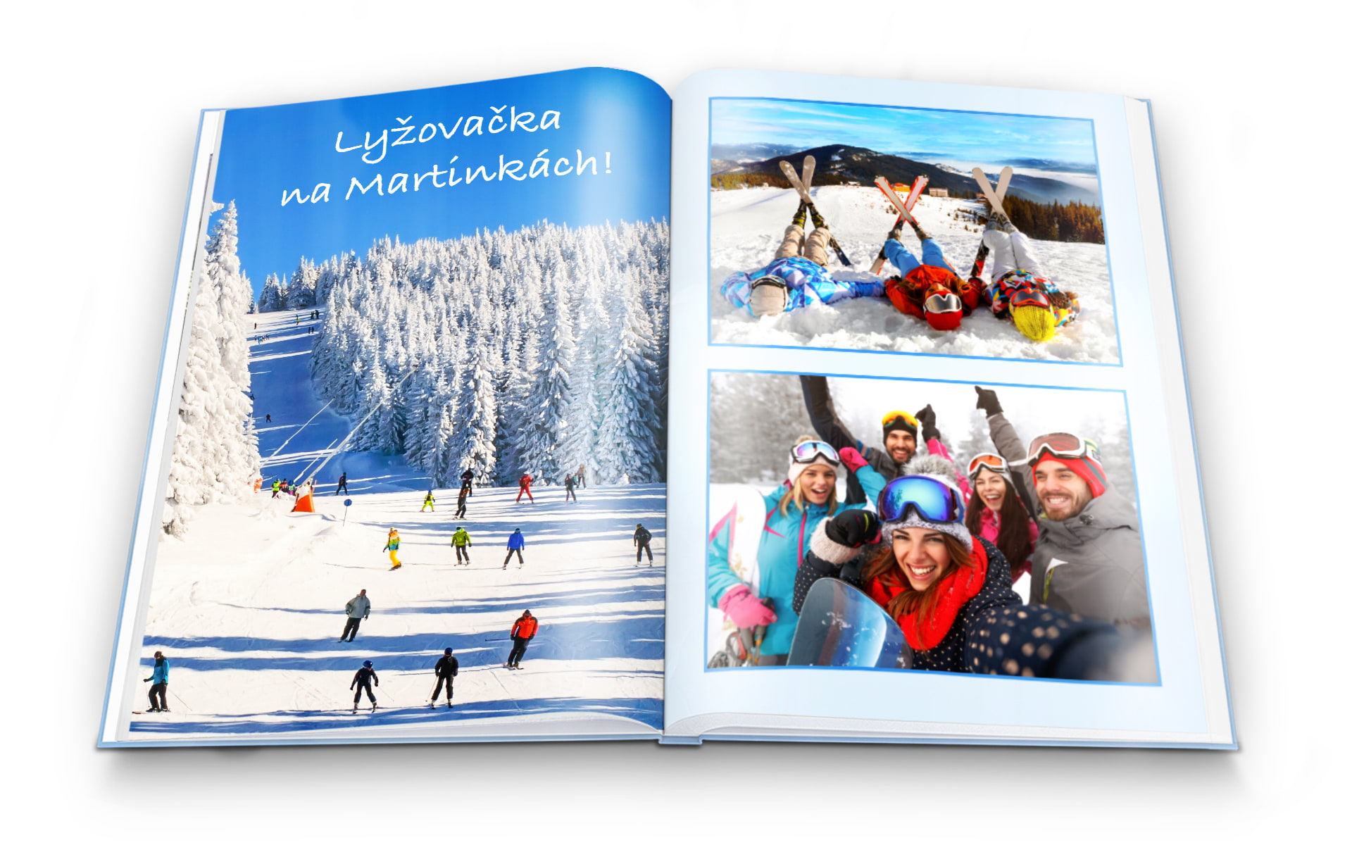 Fotokniha pevná, cca A4 na výšku zušľachtená lakovaním