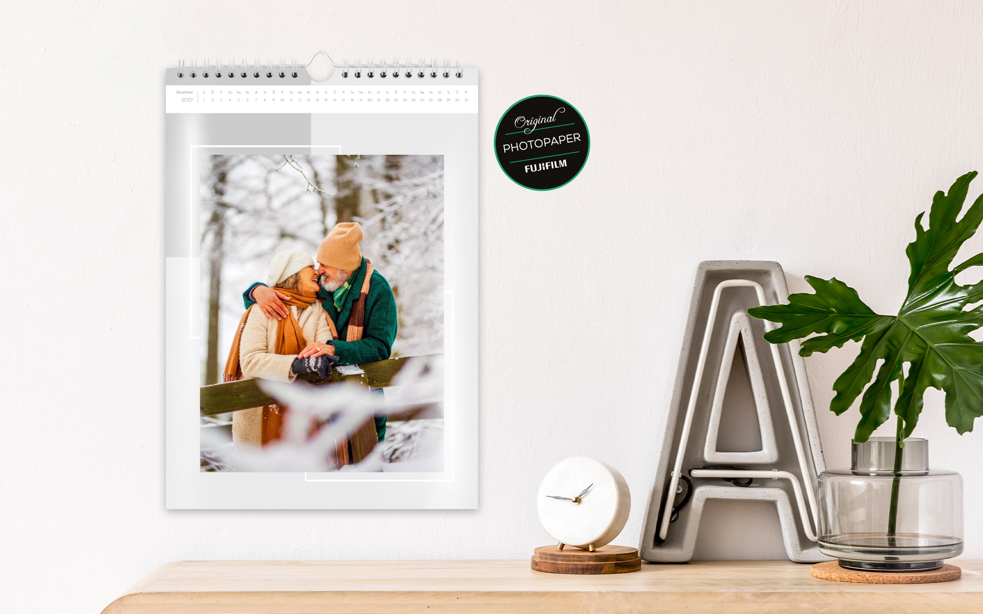 deLUXE Nástenný fotokalendár A3 na výšku od HappyFoto deLUXE Nástenný fotokalendár A3 na výšku od HappyFoto