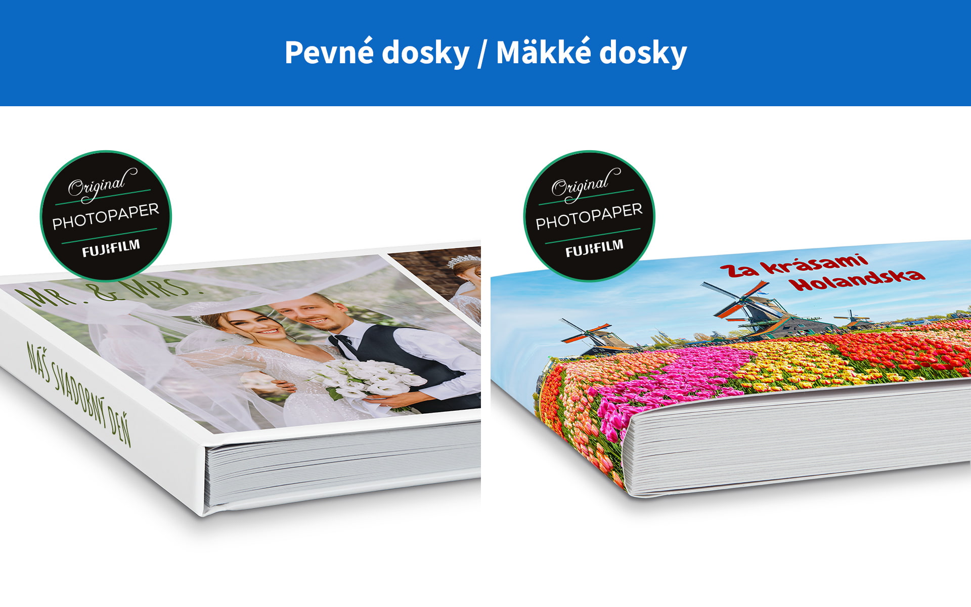 deLUXE Fotoknihy pevné & mäkké od HappyFoto