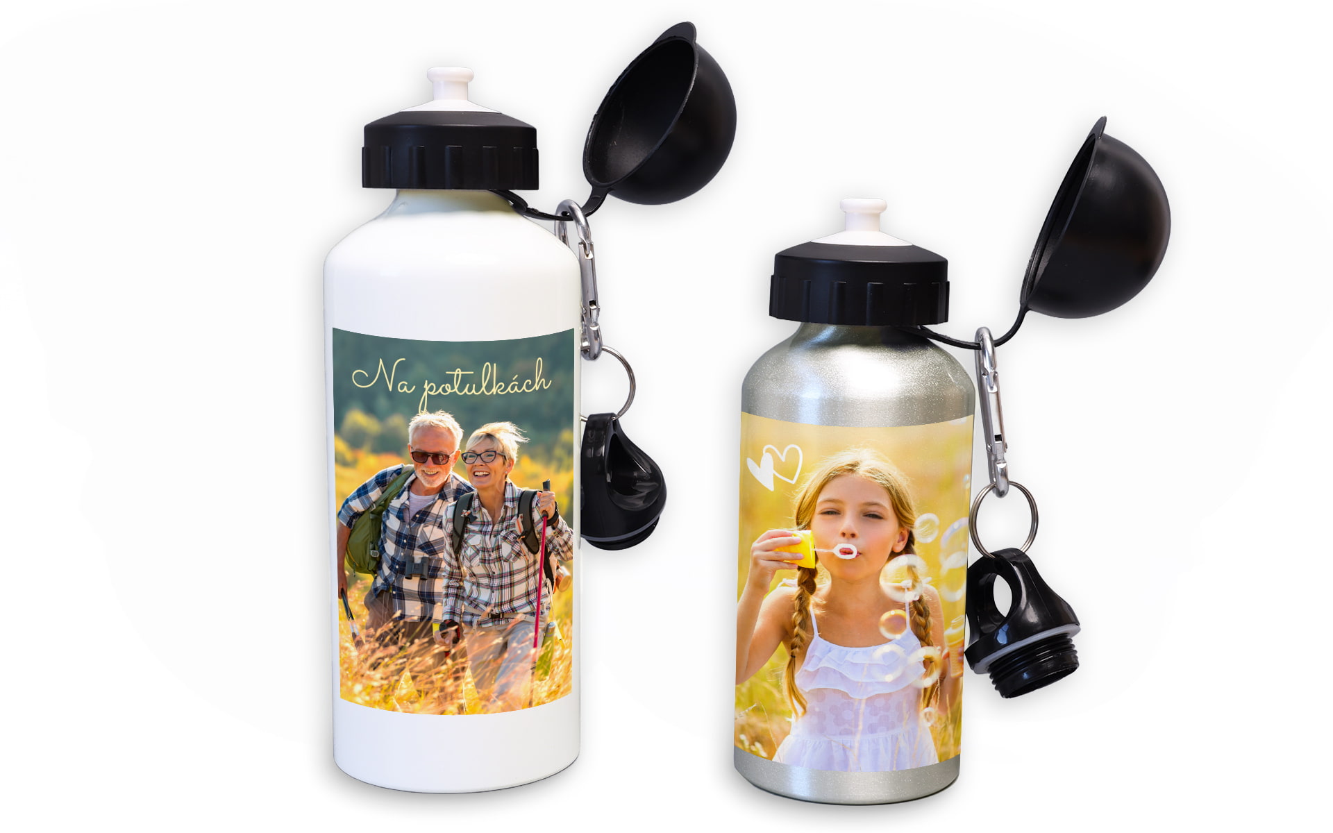 Fľaše na pitie s potlačou od HappyFoto